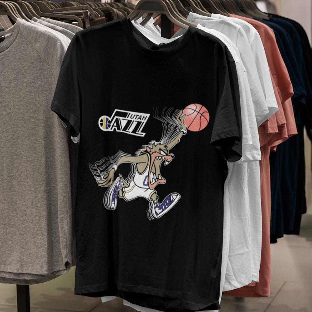 Retro N-B-A Utah Jazz Looney Tunes Shirt, Utah Jazz Shirt, N-B-A Shirt